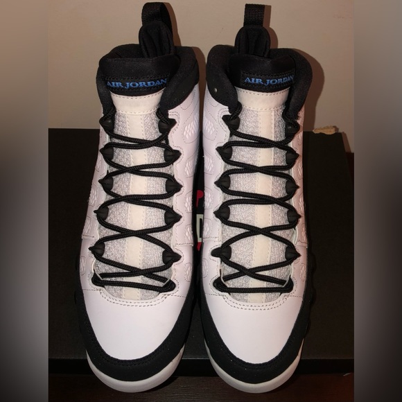 AIR JORDAN 9 RETRO “UNIVERSITY BLUE” BRAND NEW GRADE SCHOOL SIZE 7Y - Picture 2 of 5